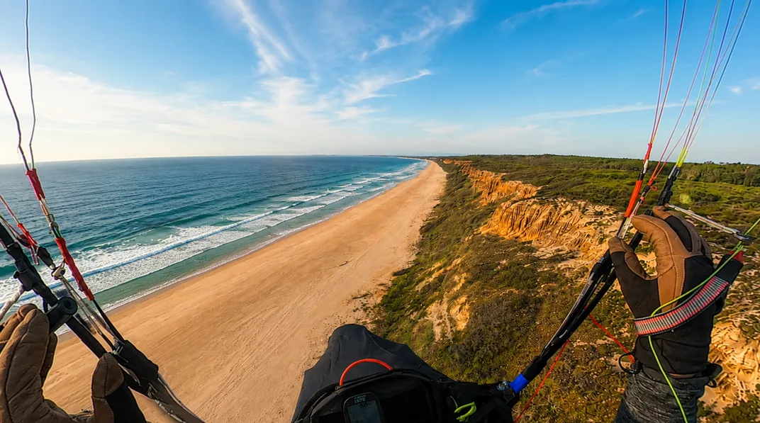 Group paragliding holiday in Portugal at Sesimbra