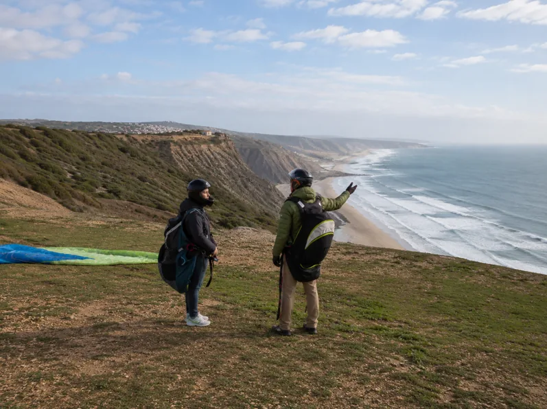Pilots on the Atlantic cliff edge