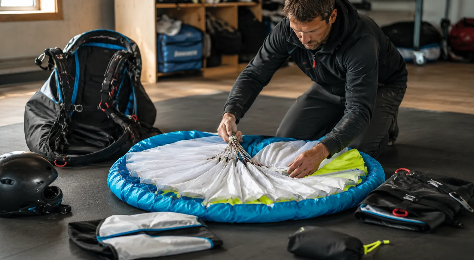 Paragliding reserve parachute &mdash; choosing and deploying a rescue chute